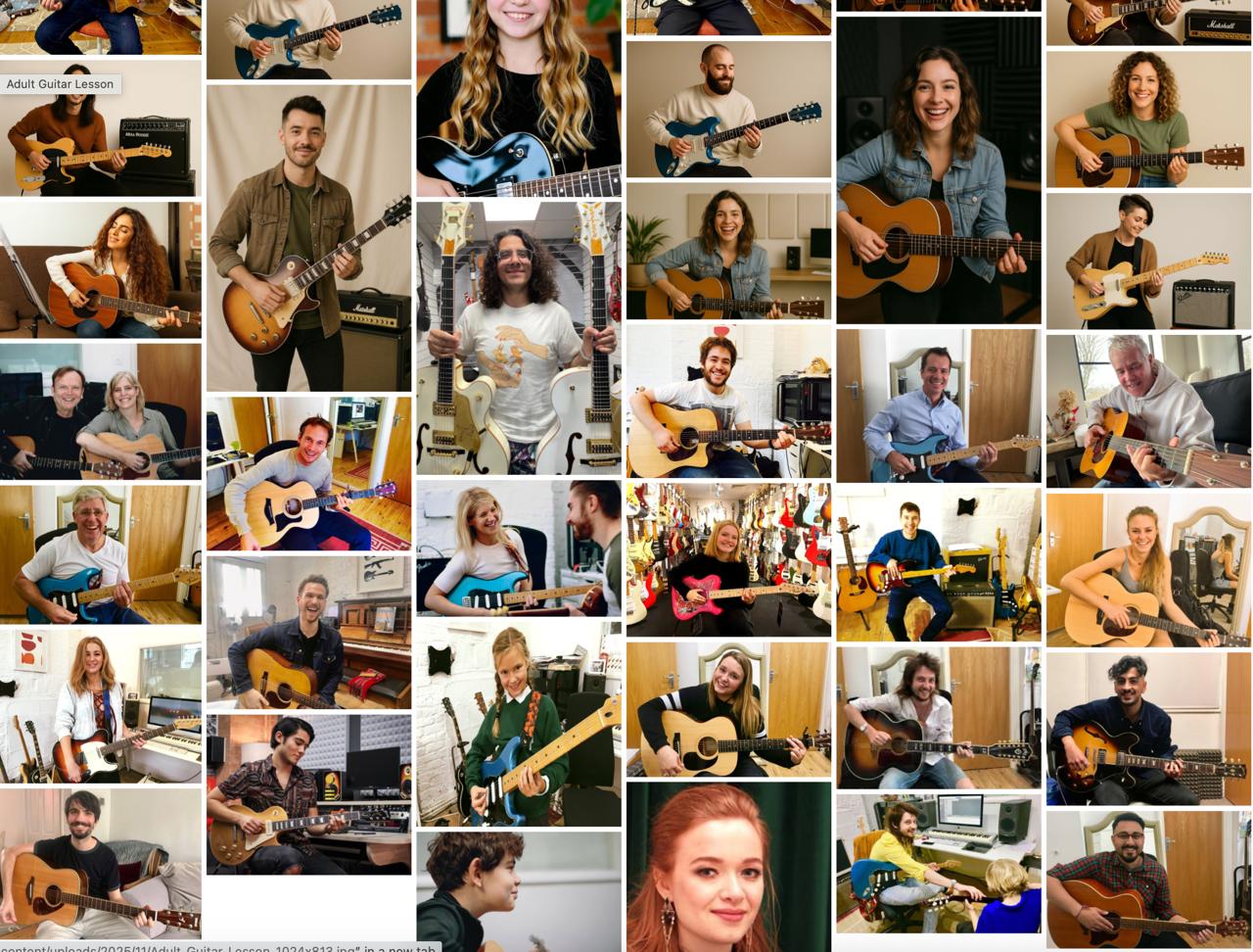 Guitar lessons in Notting Hill