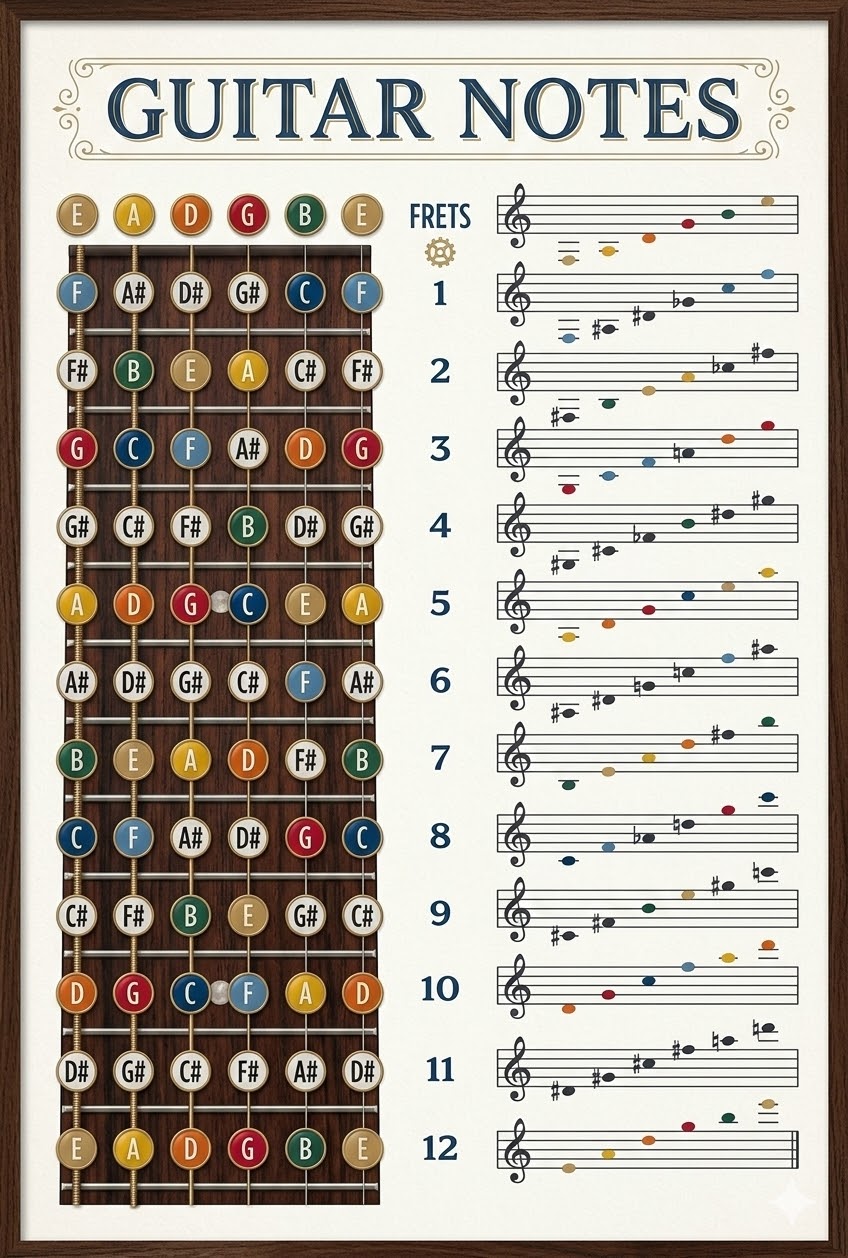 Mastering the Guitar Fretboard